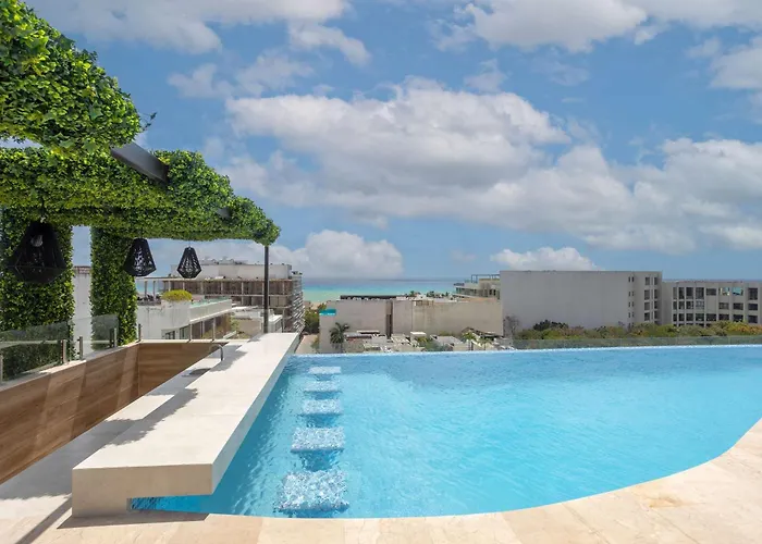 5th-floor With Ocean Views Rooftop Pool * Playa del Carmen